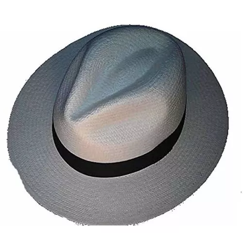 Genuine Ecuador Barranco Rolling Panama Hat Fedora Straw Sizes S M L XL 2XL 3XL