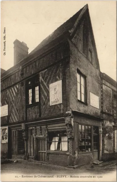 CPA Environs de CHATEAUNEUF - Blévy - Maison construite en (131459)