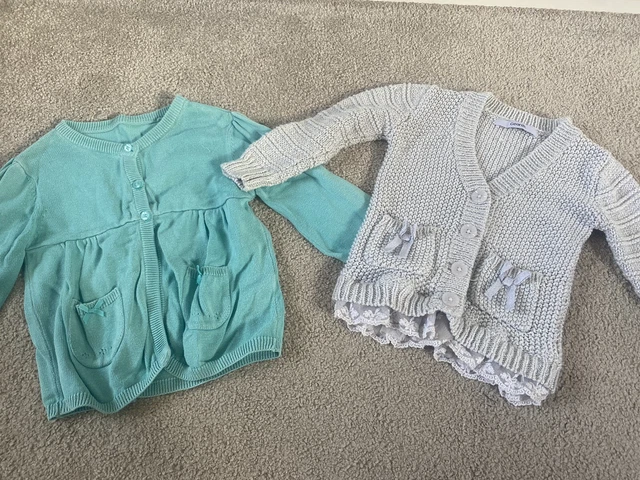 X2 Baby Girls Toddler Cardigan Bundle 12-18 Months Tu George