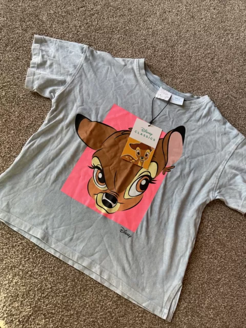 Zara Girls Disney Bambi T-shirt Age 6 Years