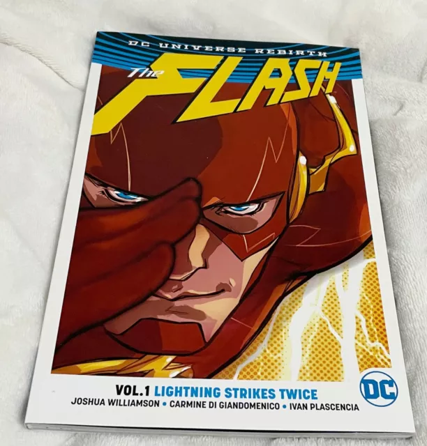 DC Comics Rebirth, The Flash Vol. 1 Lightning Strikes Twice Graphic Novel Book