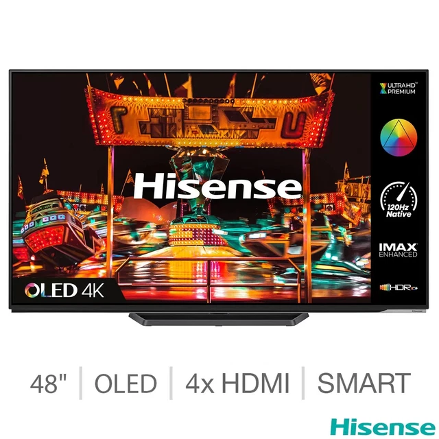 HISENSE 48A85HTUK 48 Inch OLED 4K Ultra HD Smart TV. £600.00 - PicClick UK