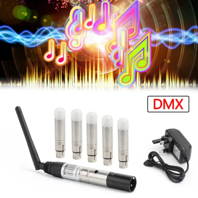 DMX512 DMX Controller 2.4G Stage Lighting KitE For Stage Party Light UK