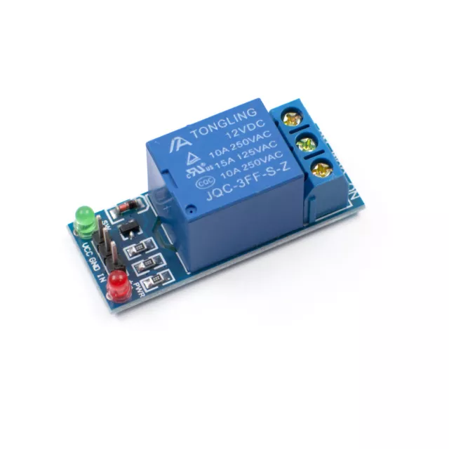 12V 1 Kanal Relais Modul Low / High Level Relay Module 10A/250VAC 10A/30VDC