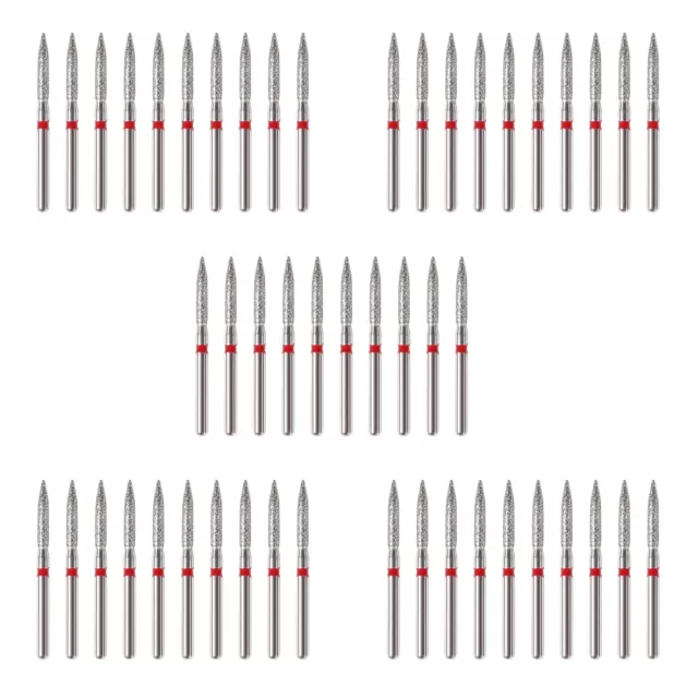 50pcs Dental Diamond Burs FG Drills for High Speed Handpiece FO-21F 5pcs/pack OR