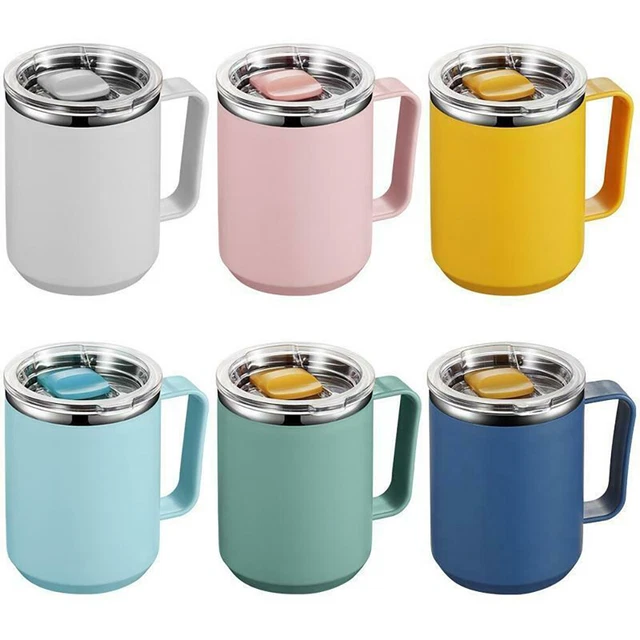 Coffee Mug Stainless Steel Double Wall Insulated Tumble Travel Mug Cup Leakproof