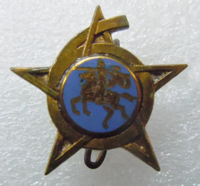 Insigne boutonnière 6° RSM SPAHIS MAROCAINS  miniature Cavalerie ORIGINAL 2