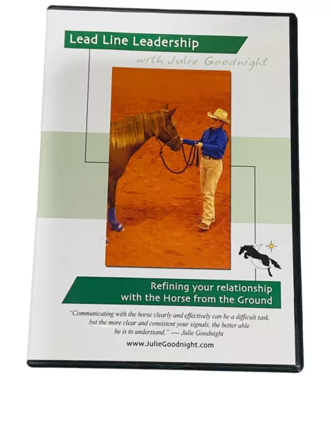 From The Ground Up Horse Training DVD Lead Line Leadership by Julie Goodnight