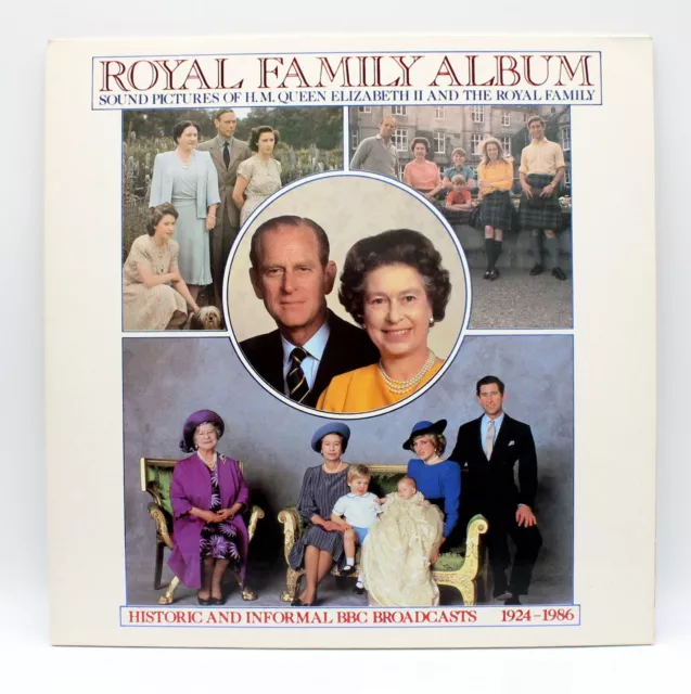H.M. QUEEN ELIZABETH II - Royal Family Album BBC BROADCASTS REL-593 [Double LP]