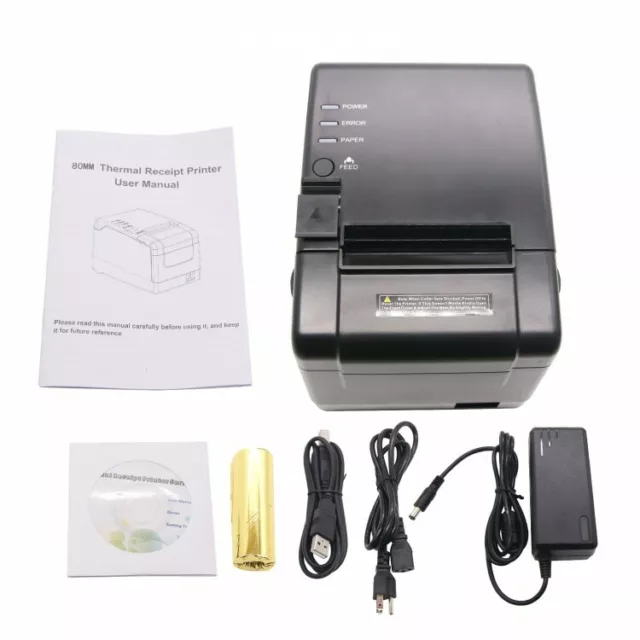 80MM Thermal Printer Receipt  Interface  USB Bluetooth