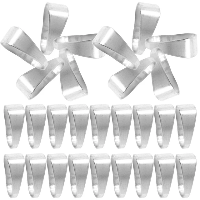100 piezas hebilla de acero inoxidable remolque de cadena metal acero inoxidable