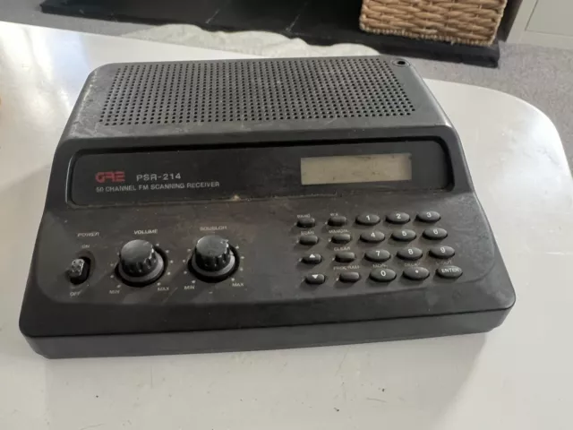 Grecom Psr-214 Channel Scanner receiver, Untested From Clearance