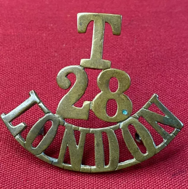 One WW1 Artists Rifles 28th Territorial Battalion London Regiment Shoulder Title