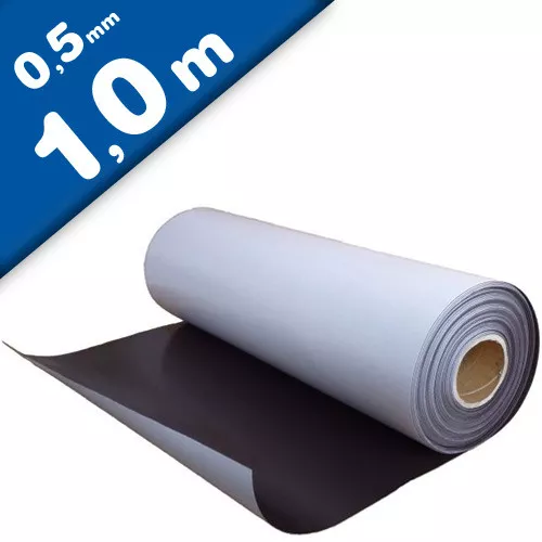 Magnetfolie selbstklebend roh braun 0,5mm x  62cm x 100cm – Meterware