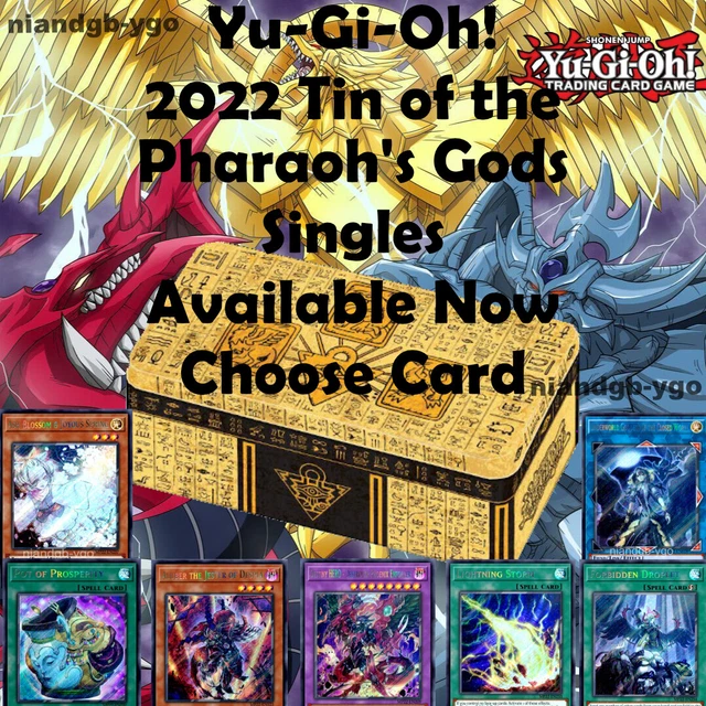 YUGIOH 2022 MEGA Tin of the Pharaoh's Gods MP22EN Choose Singles