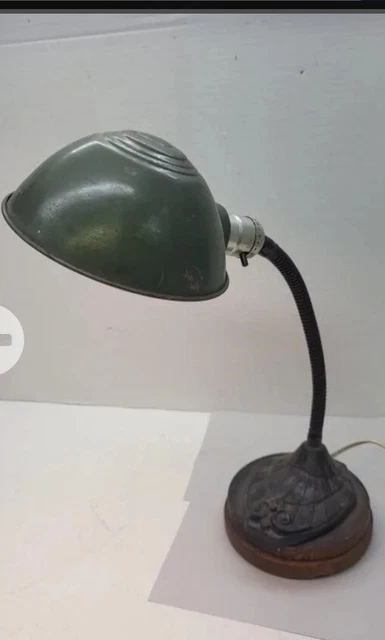 Vintage Art Deco Flex Arm Art Desk Table Lamp WORKS