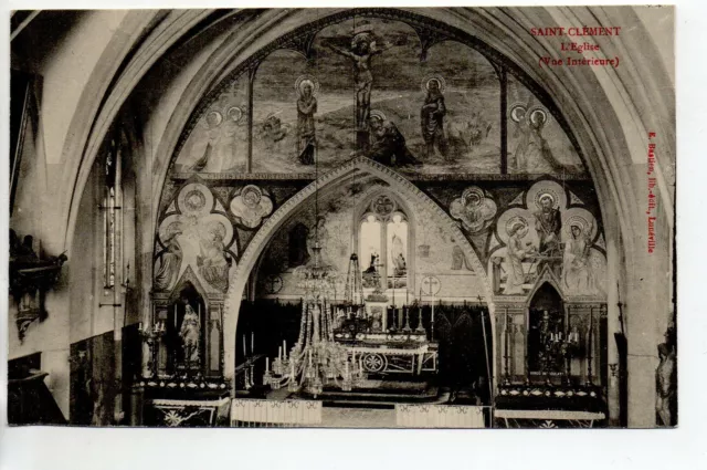 SAINT CLEMENT - Meurthe and Moselle - CPA 54 - The Church - the Altar