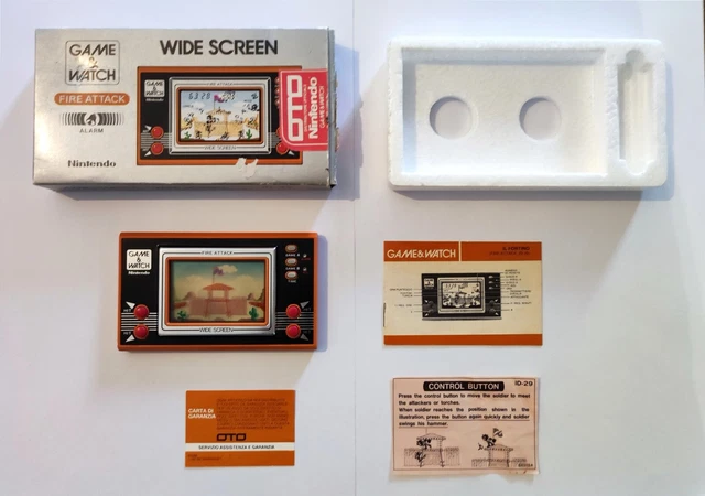 ゲームウォッチ GAME&WATCH FIRE ATTACK ID-29 希少 ほぼ未使用 動作