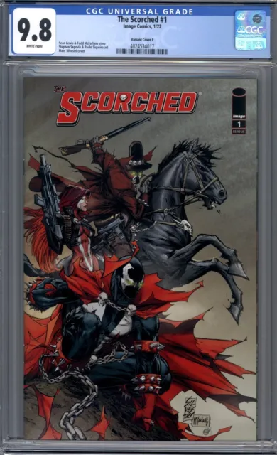 The Scorched #1 Todd McFarlane Silvestri Variant Spawn Image Comics CGC 9.8