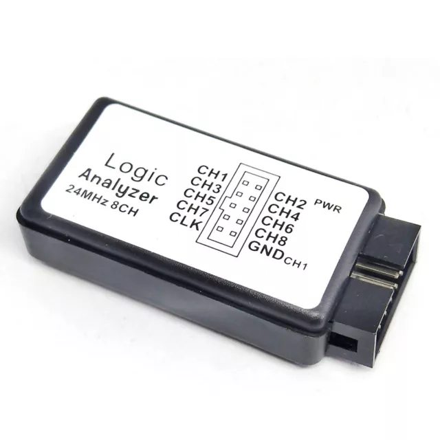 USB Logic Analyzer 24M 8CH Microcontroller ARM FPGA Debug Tool 24MHz, C5T4 2