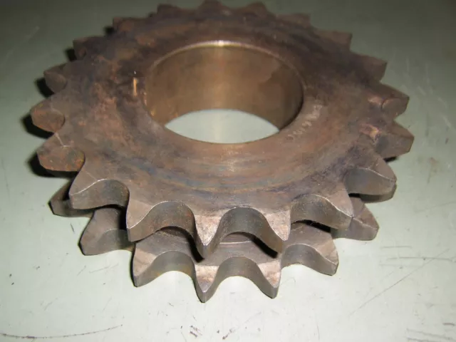 Sprocket Double 80 Roller chain 19 teeth, QD bushing  D80Q19 Browning