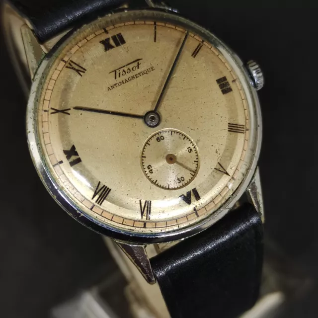 Tissot Antimagnetic Vintage Watch| Fancy Lugs | 1940/49 | Manual Winding Working