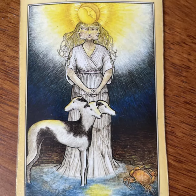 Mythic Tarot Deck The Moon Single Card Art Spell Altar Wicca Llewellyn