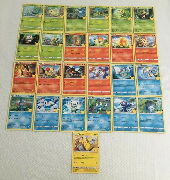 CLASSEUR POKÉMON (CARTES Jumbo) + Carte Pikachu Jumbo 25 Ans Set