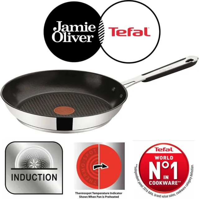 Tefal Jamie Oliver H9124644 Stewpot 24cm with Glass Lid