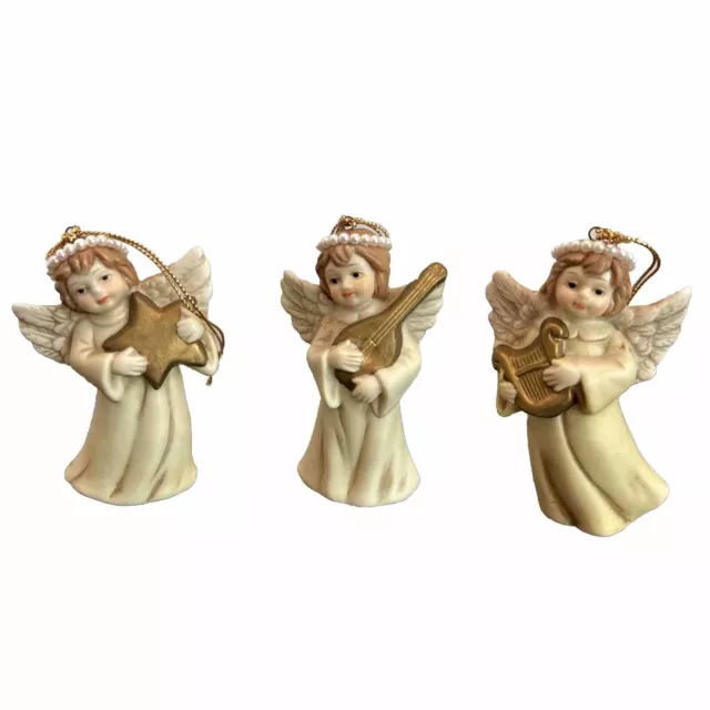 House Of LLoyd, Christmas Around The World, Porcelain Pearl Angel Ornaments