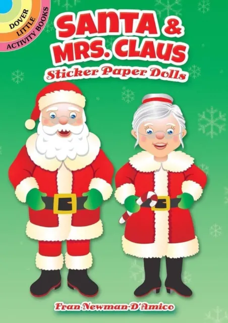 Santa & Mrs. Claus Sticker Paper Dolls (Little Activi... by Newman-D'Amico, Fran
