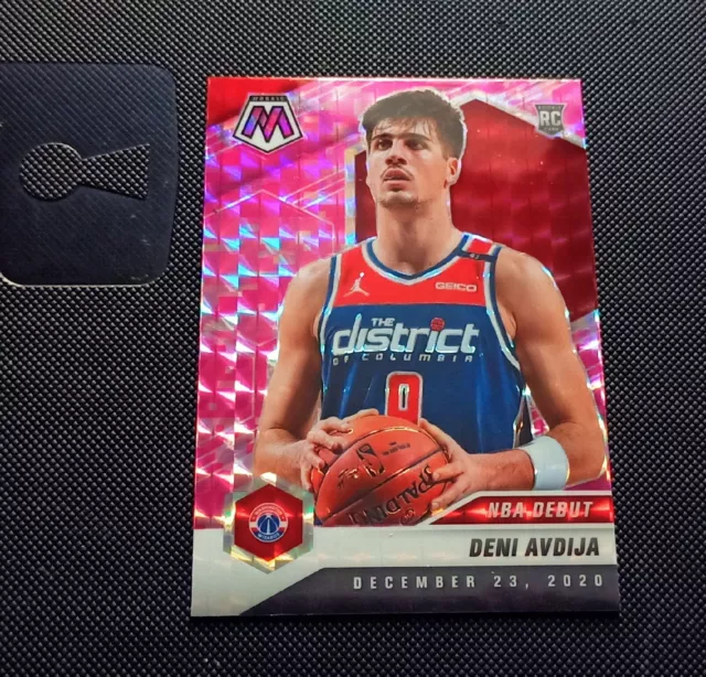 Déni Avdija RC Panini Mosaic Pink Camo Prizm basketball 🏀 carte NBA Wizards