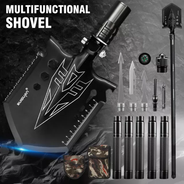 Klappspaten Axt Schaufel Set Multifunktions Survival Camping Shovel Jagdwerkzeug