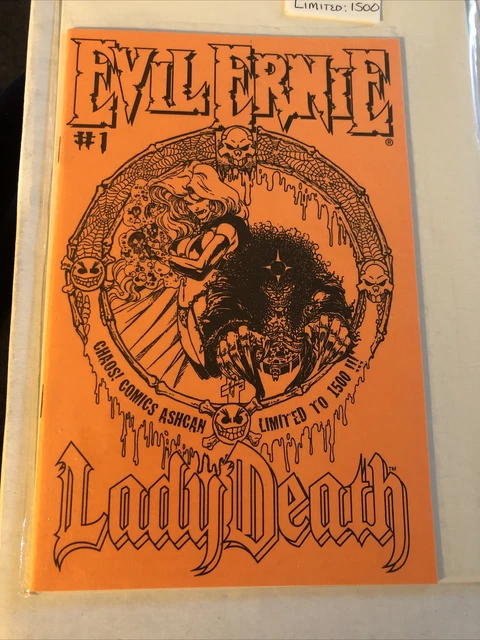 Evil Ernie / Lady Death Ashcan #1 - Limited Edition 1500 - Chaos Comics (1994)