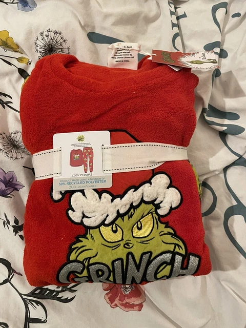 The Grinch Women's Pajamas Pants Size S- 3X Plus Joggers Dr Seuss