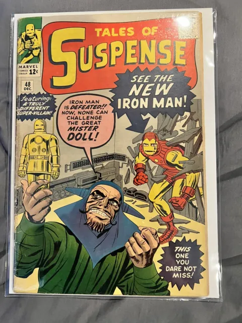 Tales Of Suspense #48  1st Appearance Gold Armor! Marvel 1963