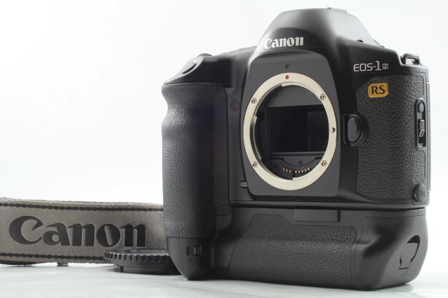 **Top MINT** Canon EOS-1N RS 35mm SLR Film Camera Body Black w/ Strap From JAPAN