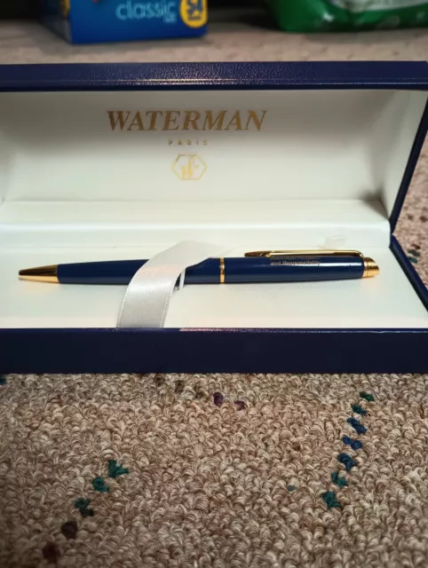 Waterman for GM General Motors Ballpoint Pen Blue  New In Box