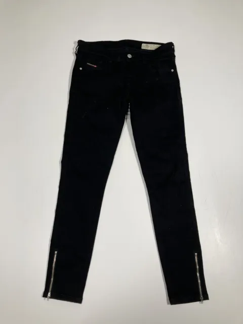DIESEL SLANDY Jeans mit niedrigem Reißverschluss - W27 L30 - schwarz - Top Zustand - Damen