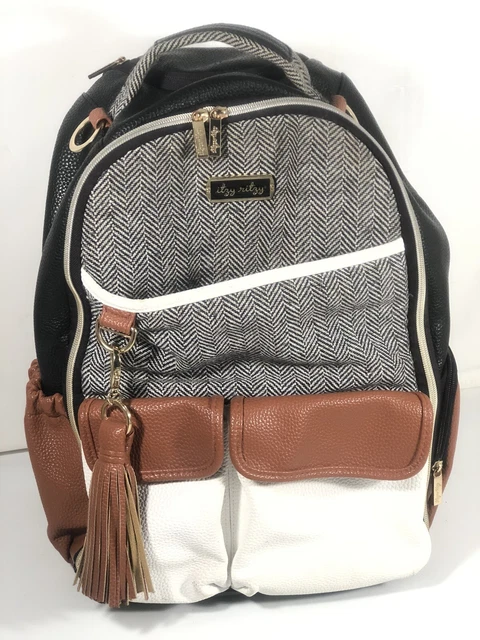 Itzy Ritzy Boss Backpack Diaper Bag Coffee & Cream