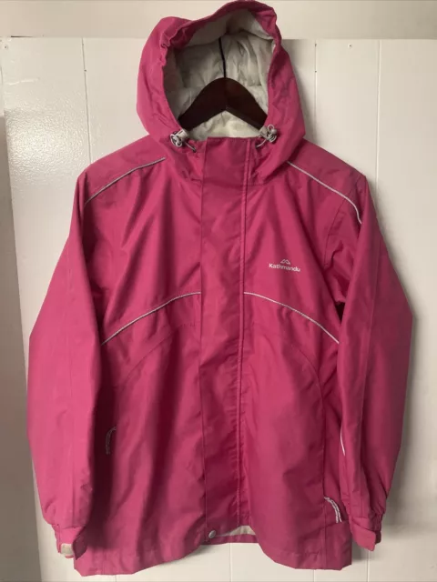 Kathmandu Windproof Rain Jacket Pink Kids Size 12 Years