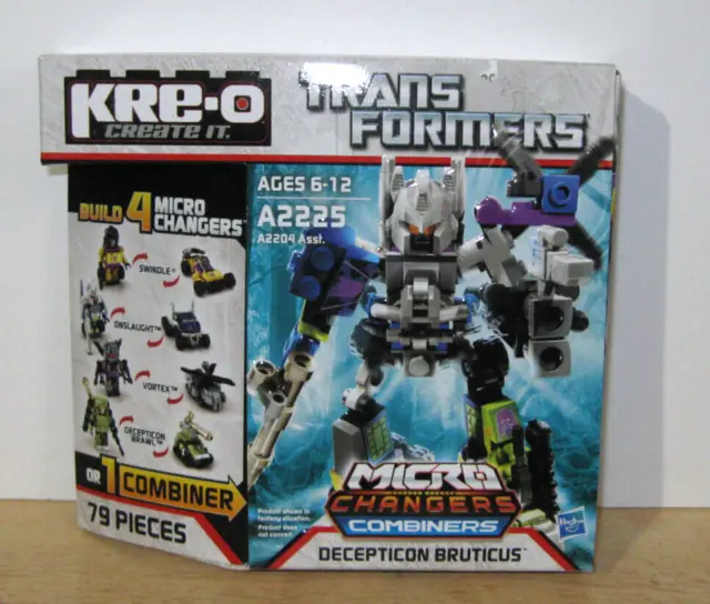 Transformers ~ Kre-O Micro Changers Combiners ~ Decepticon Bruticus ~ NIP VHTF