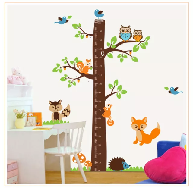 Height Chart Tree Kids Wall Stickers / Wall Decals, Wall Art, Wall Graphics