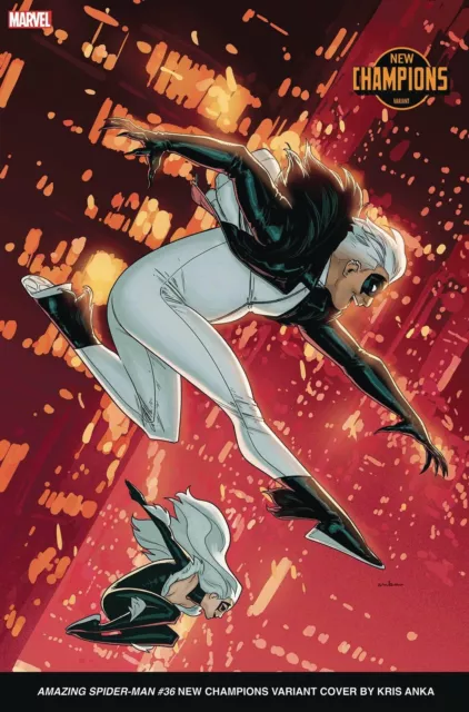 Amazing Spider-man #36 Kris Anka New Champions Var Marvel Comic Book 2023
