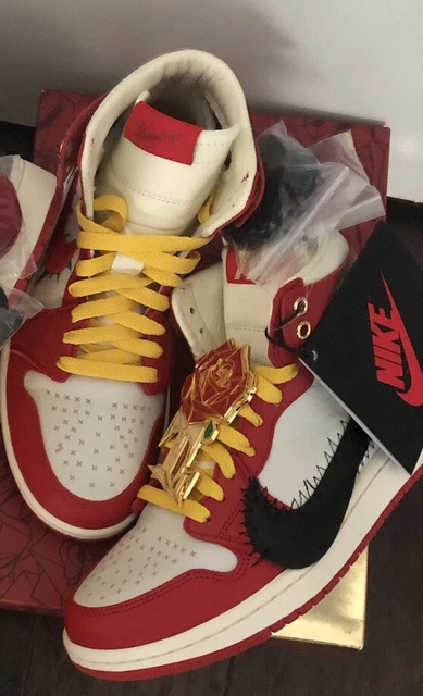 Size 6- Jordan 1 Hi Zoom CMFT 2 x Teyana Taylor A Rose From Harlem W Sz 4.5m