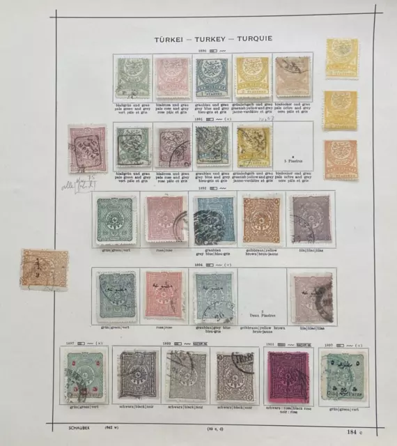 Türkei Briefmarken Sammlung, SEHR GUT, Turkey stamp collection, VERY GOOD