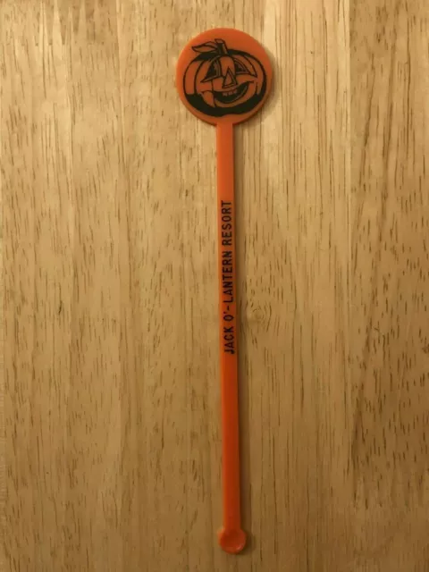 Halloween Jack O'Lantern Resort Swizzle Stick Stirrer