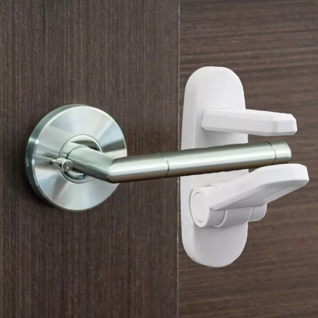 Door Lever Baby Safety Lock -  Child Proof Door Handle 3M Adhesive