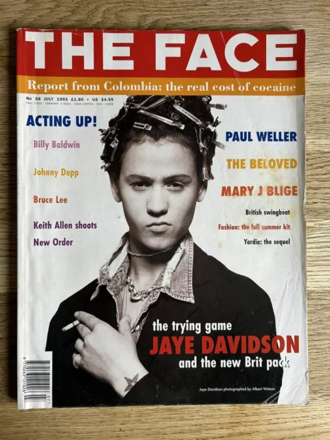 The Face Magazine July 1993 No58. Jaye Davidson Johnny Depp