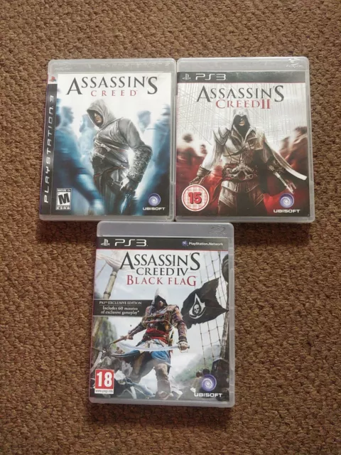 3 X Used Assassins Creed Ps3 Games * Good Condition *